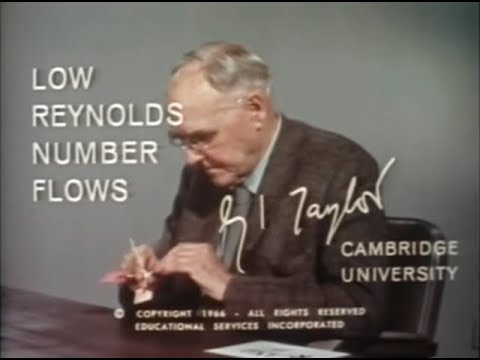 G.I. Taylor's Low Reynolds Number Flows